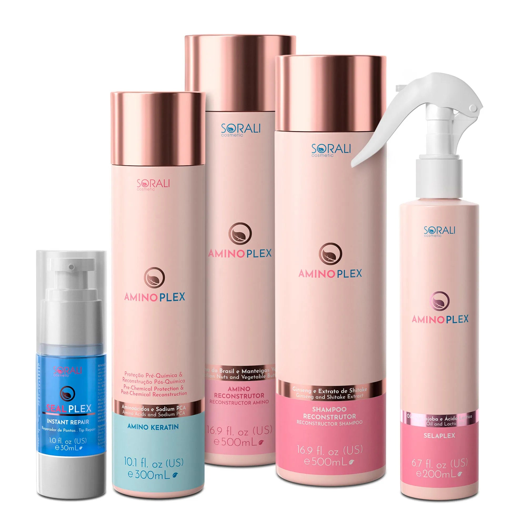 AMINO PLEX KIT - COMPLETE RECONSTRUCTION - Strength, Shine and Protection for Damaged Hair